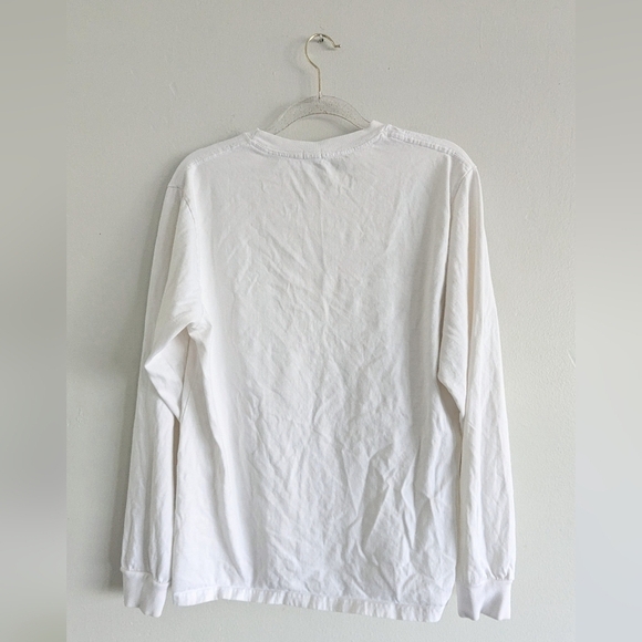 John Galt West Coast California 93 Long Sleeve Shirt White Womens Sz L As Is - Picture 5 of 5